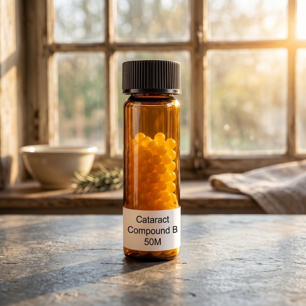 Narayani Cataract Compound 1M Mix 47 homeopathic support for cataracts and lens conditions
