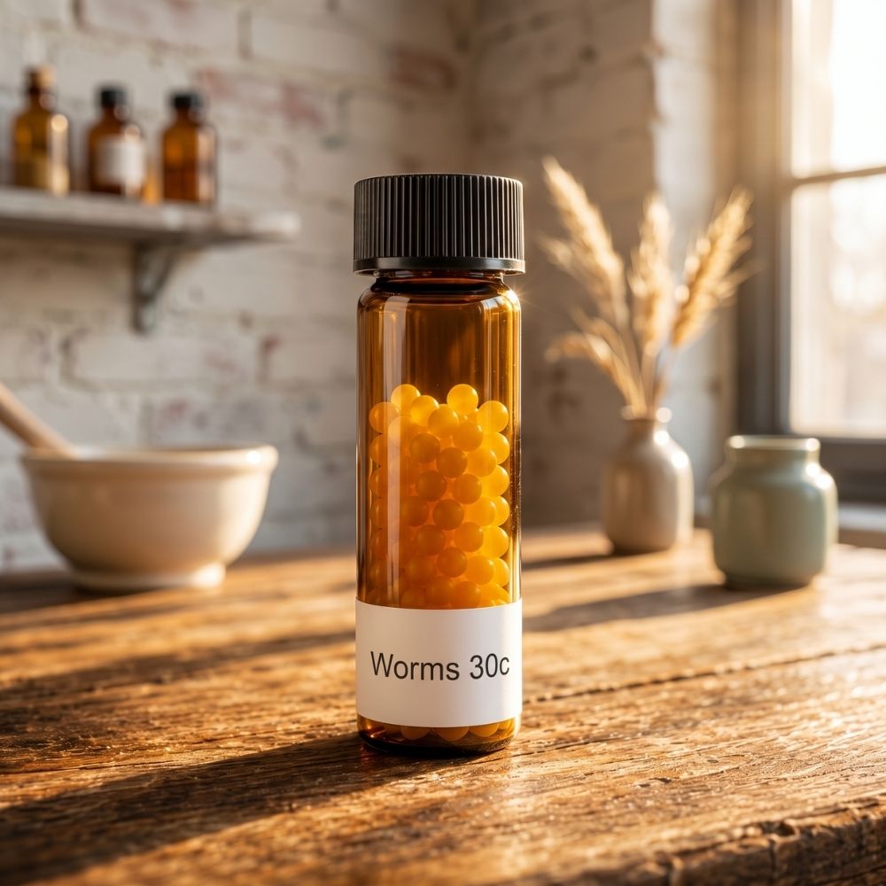 Narayani Worms 30c Mix 36 homeopathic support for thread worms and tapeworms