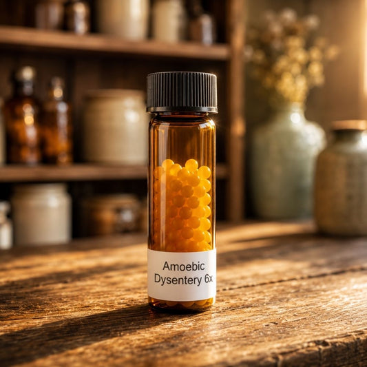 Narayani Amoebic Dysentery 6x Mix 1 homeopathic support for amoebic dysentery and bowel infection