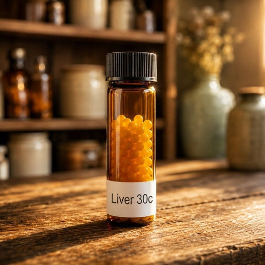 Narayani Liver 30c Mix 22 homeopathic support for liver toning and elimination